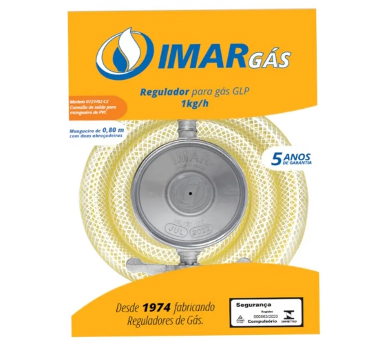 REGULADOR GAS IMAR C/MANG 80CM