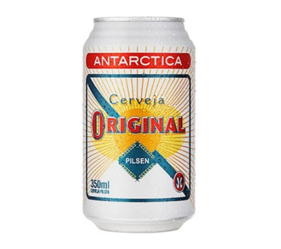 Cerveja Pilsen Antarctica Original Lata 350ml