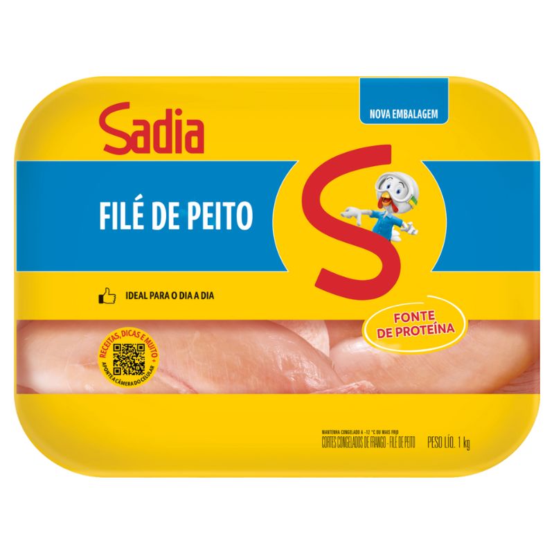 Filé de Peito de Frango Sadia Bandeja 1KG