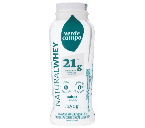 Iogurte Natural Whey Coco Verde Campo 250g
