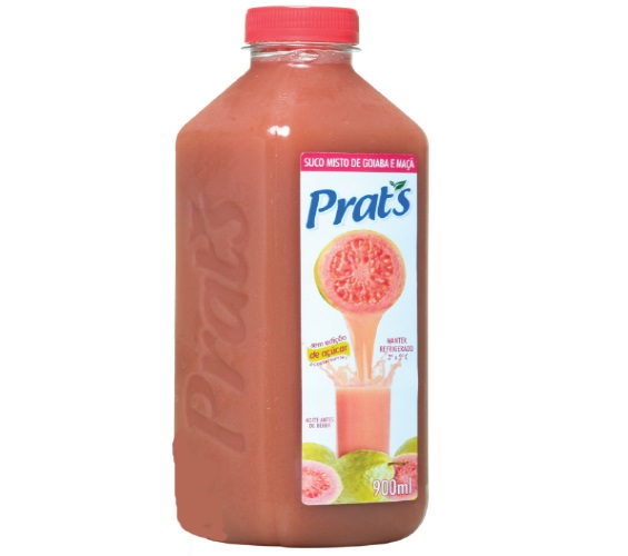 Suco de Goiaba e Maçã Prat's Garrafa 900ml