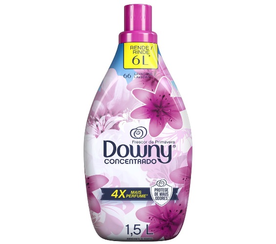 Amaciante de Roupa Concentrado Frescor da Primavera Downy Frasco 1,5l
