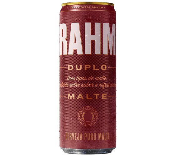 Cerveja Brahma Duplo Malte Sleek Lata 350ML