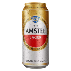 Cerveja Amstel Lager Lata 473ML