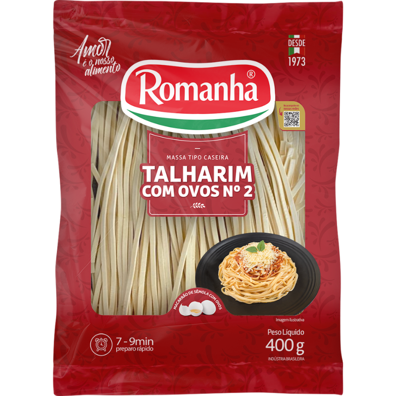 MAC ROMANHA OVOS TALHARIM NINHO