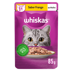 Ração Whiskas de Frango ao Molho