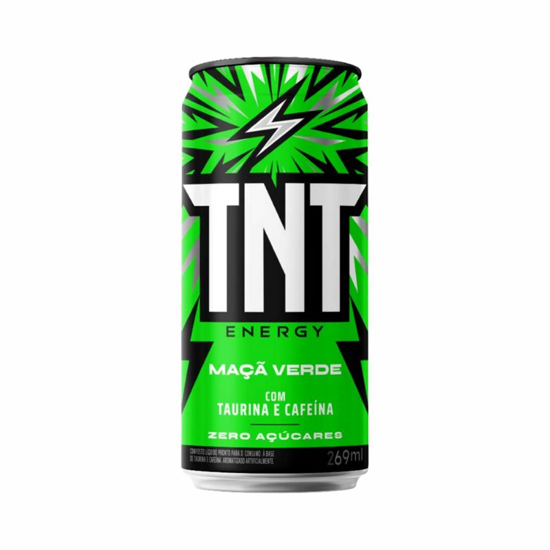 Energético Maçã Verde TNT Lata 269ml