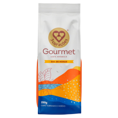Café 3 Corações Gourmet Sul Minas 250GR