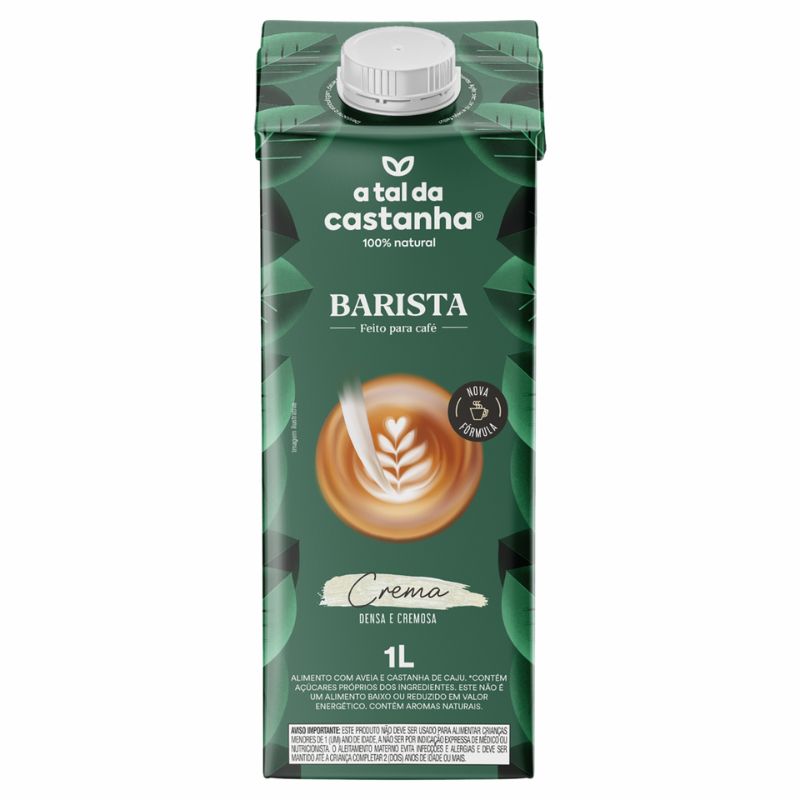 Bebida Tal da Castanha Aveia e Castanha Caju 1l