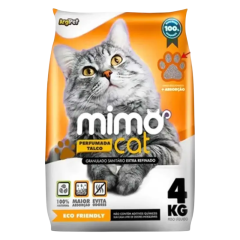 Areia Mimo Cat para Gatos Talco 4KG