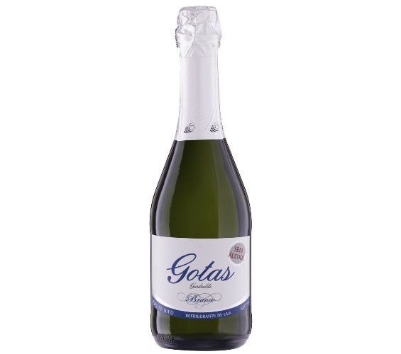 Filtrado Doce Brasileiro Branco Zero Álcool Garibaldi Gotas Garrafa 660ml