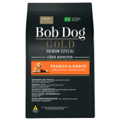 Ração Bob Dog Gold Premium Bit Frango E Arroz 1KG