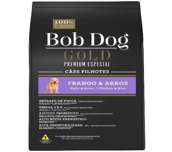 RACAO BOB DOG GOLD PREM FRG/ARROZ FILHOT - 1X1 15KG