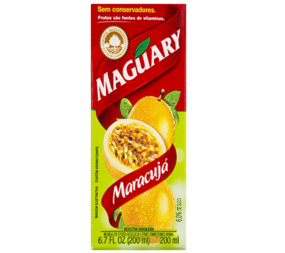 Bebida Adoçada Maracujá Maguary Caixa 200ml