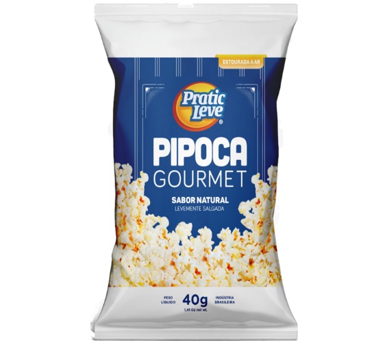 Pipoca Pratic Leve Gourmet Natural 40g