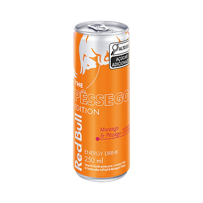 Energético Red Bull Summer Sabor Morango e Pêssego 250ml
