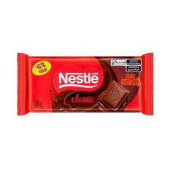 Chocolate Nestlé Classic Meio Amargo 80g