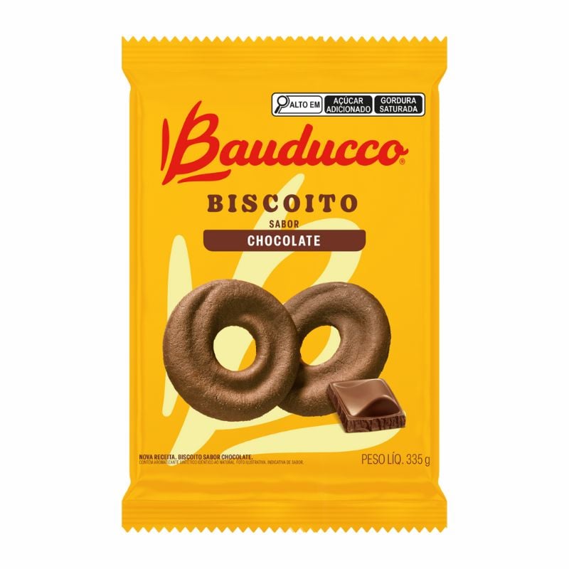 Biscoito Bauducco Sabor Chocolate 335g