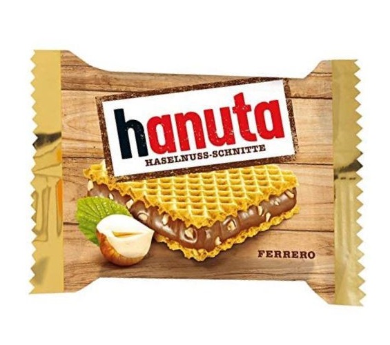 Biscoito Waffer Hanuta Ferrero T1