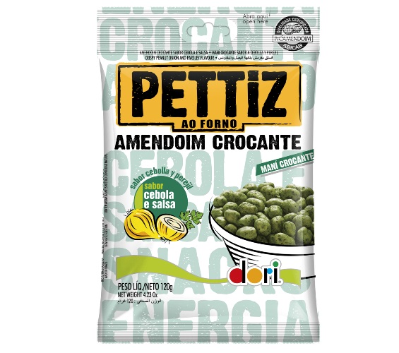 Amendoim Dori Pettiz Crocante sabor Cebola e Salsa 120g