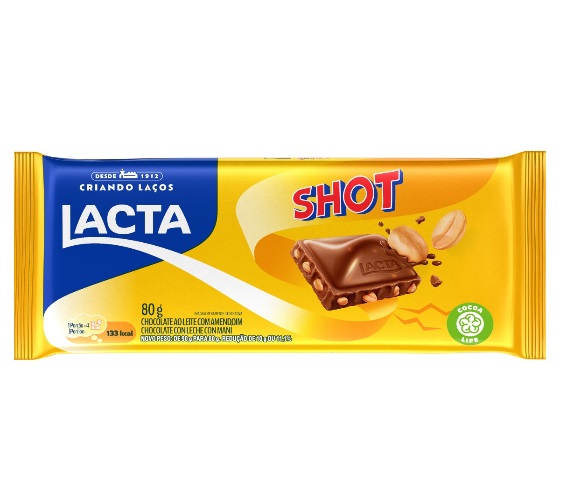 Chocolate Lacta Shot 80g