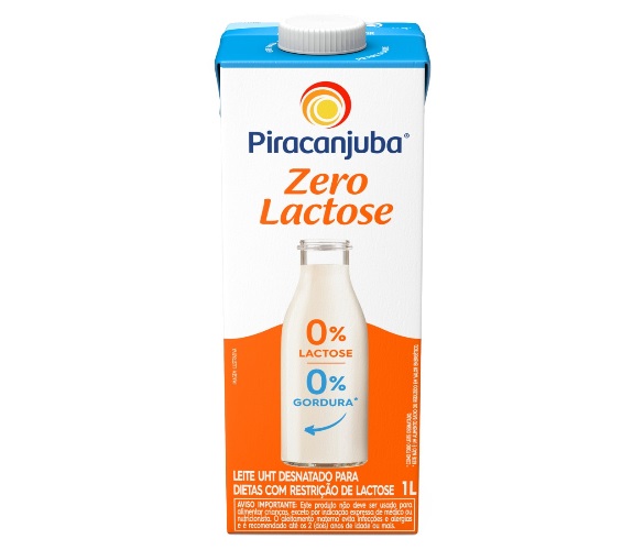 Leite Piracanjuba Desnatado Zero Lactose 1L