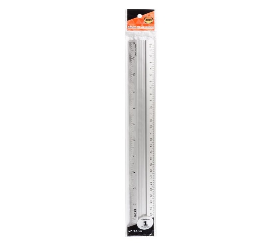 REGUA JOCAR OFFICE ALUM 30CM