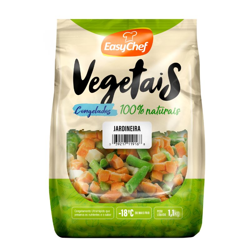 Vegetais Easychef Jardineira Congelado 1,1kg