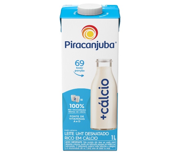Leite Piracanjuba Desn +calcio 1l
