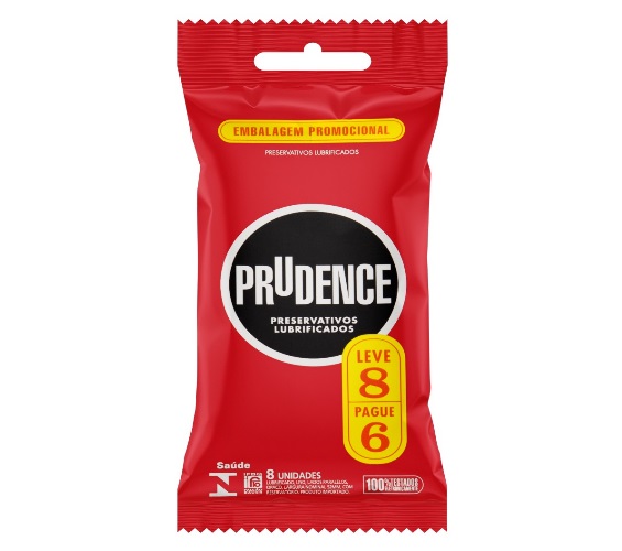 Preservativo Prudence Lubrifi Leve 8 e Pague 6