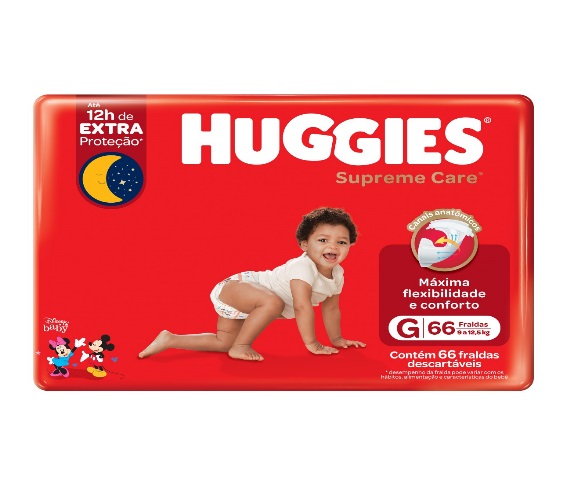 Huggies Fralda Descartável Supreme Care Tamanho G - 66Unidade