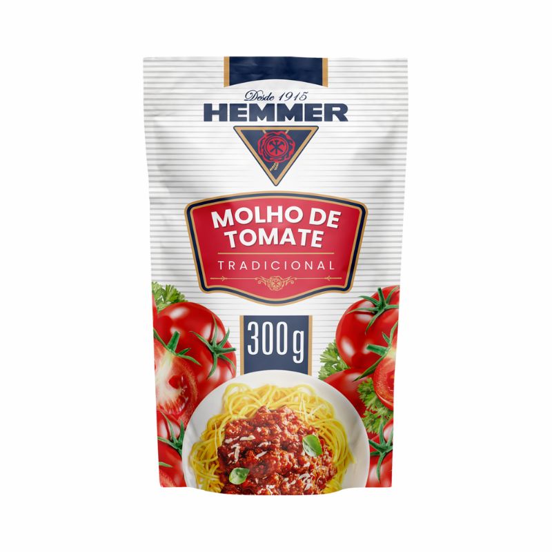 Molho de Tomate Hemmer Tradicional Sachê 300g