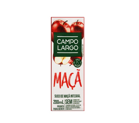 Suco Campo Largo Sabor Maçã Integral 200ml