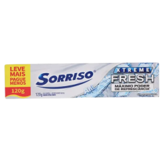 Gel Dental Xtra Forte Sorriso Xtreme Fresh Caixa 120g