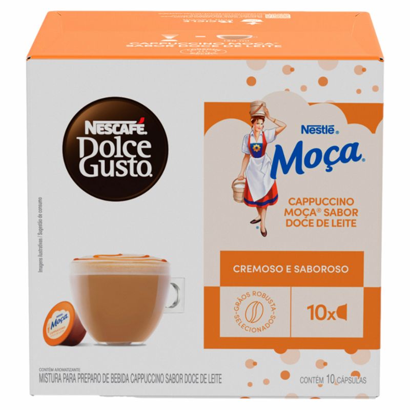 Nescafé Cápsula Dolce Gusto Cappucino Sabor Doce de Leite 10UN