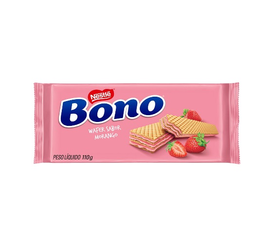 Biscoito Nestlé Bono Wafer de Morango 110g