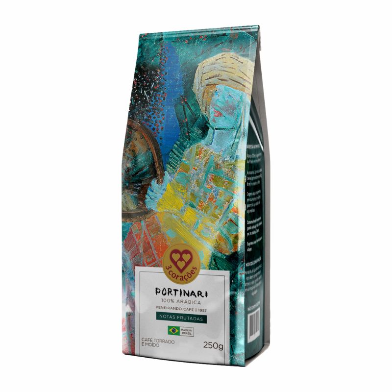Café Torrado E Moído Portinari 1957 3 Corações
