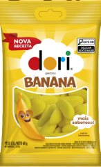 Bala Dori Gelatina Banana 60g