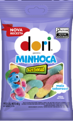 Bala Dori Gelatina Minhoca Sour 60g