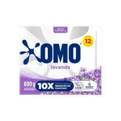 Lava Roupas em Pó Omo Lavanda 800g