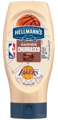 Maionese Churrasco NBA Los Angeles Lakers Hellmann's Squeeze 335g