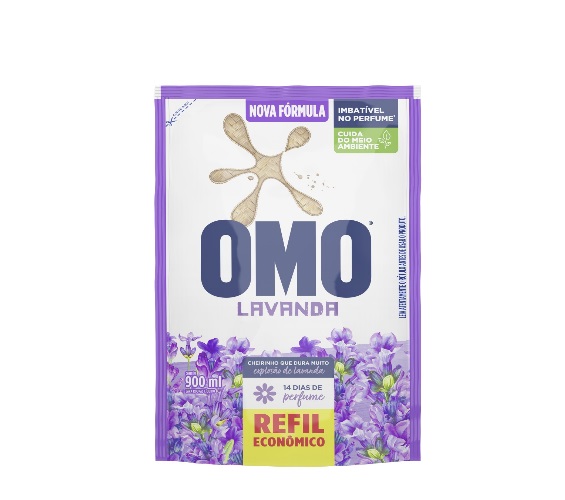 Lava Roupa Liquido Omo Lavanda Refil 900ml