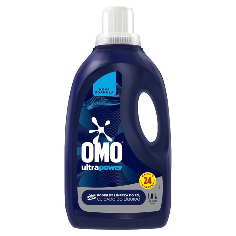 Lava Roupas Líquido Omo Ultra Power 1,8L