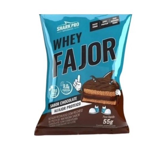 Alfajor Shark Pro Wheyfajor Chocolate 55g