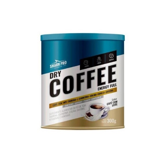 Suplemento Alimentar Shark Pro Dry Coffee Vanilla 300g