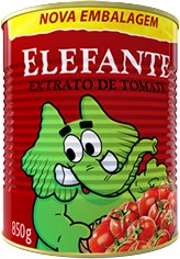 Extrato de Tomate ELEFANTE Lata 850g