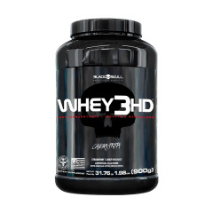Suplemento Alimentar Black Skull Whey 3HD C&CR 900g