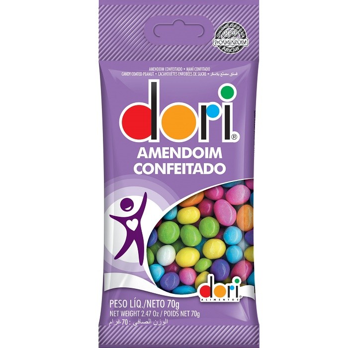 Amendoim Dori Confeitado 70g