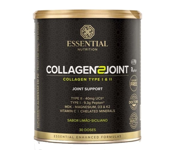 Suplemento Alimentar Essential Collagen2joint Limão 351g
