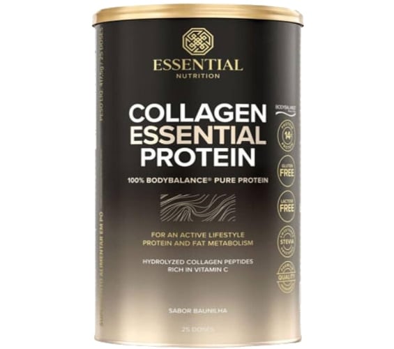 Suplemento Alimentar Essential Collagen Protein Baunilha 417,5g